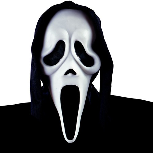 Scream maske mit - scream, schwarzer