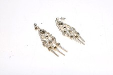 Pilgrim Damen-Ohrhänger Messing Kristall Anna versilbert 15-BG4349/525