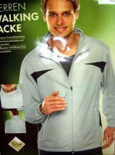 Herren Laufjacke M L XL XXL Walking Jacke grau  Neu
