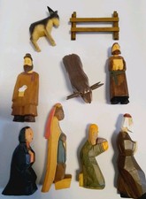 Alte Krippenfiguren Holz