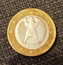 1 Euro 2002 A | Deutschland | Bundesadler | Bi-Metall Münze