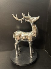 Deko Hirsch Silber