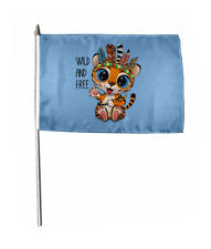 Stockflagge Fahne Flagge Wild