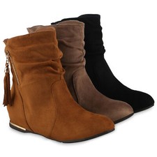 Damen Schlupfstiefeletten