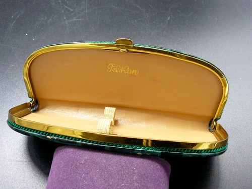 Pelikan leder etui grün - pelikan,