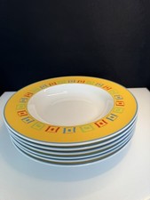 Kahla Porzellan 6 Suppenteller 