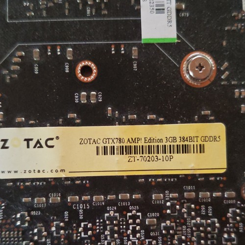 Zotac geforce gtx - amp!, 3gb