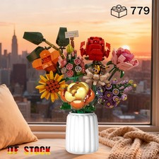 779PCS Blumen Klemmbausteine