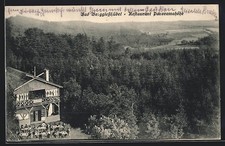 Bad Berggießhübel, Restaurant Panoramahöhe, Ansichtskarte 1915 