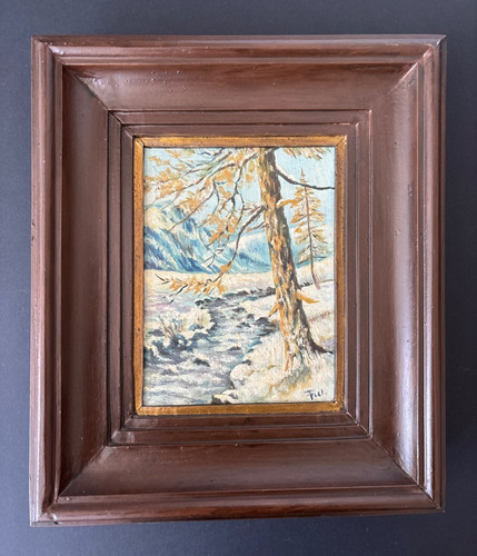 ölgemälde winterlandschaft - Ölgemälde,