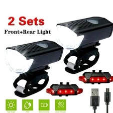 2Stk Fahrradlicht LED SET