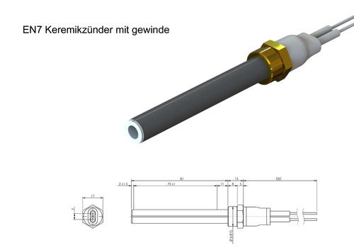 Glühzünder zündkeramik - glühzünder,