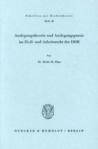 Auslegungstheorie und