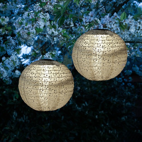 Led solar lampions - led,