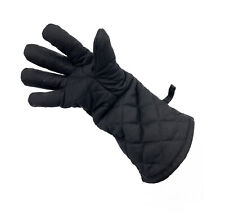 Kaminhandschuh mit Finger aus schwarzem Stoff Handschuh Ofenhandschuh 92-122