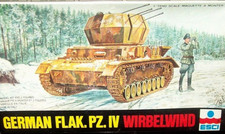 ESCI Nr.: 8063 , German Flakpanzer IV Wirbelwind vintage 1980 -ar-