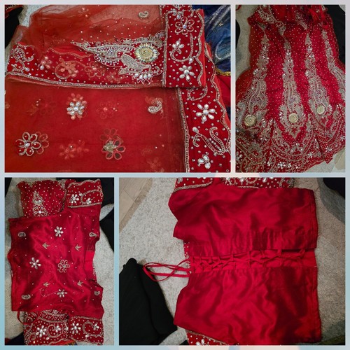 Indisches kleid rot - indisches,
