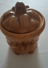 Kartoffeltopf Terrakotta mit Deckel, glasiert