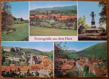 Harz (Südharz): Karte aus DDR-Zeit: Stolberg, Netzkater, Neustadt, Ilfeld; 1980