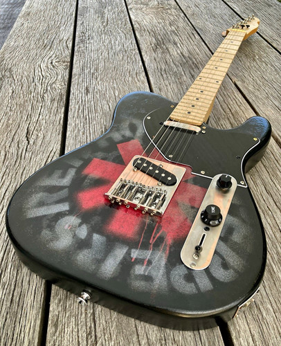 Telecaster gitarre red hot - telecaster,