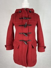 Burberry Damen Dufflecoat Mantel Rot Limited Gr. 32