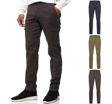 Indicode Herren Cargohose INWalmie-Cargo Pants Lange Hose Männerhose Taschen
