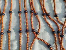 6.600 Vintage Perlen Perlenvorhang Holzperlen Fliegenschutz Raumteiler Makramee