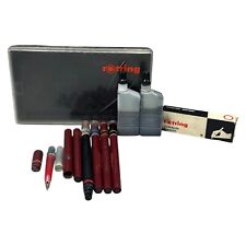Rotring Micronorm Tuschefüller Set Stifte Schreibwerkzeug Füller Etui Tinte Lese