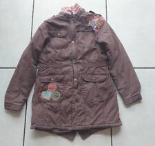 Tolle Winterjacke Gr. 140 PAMPOLINA Parka Stickerei Applikationen