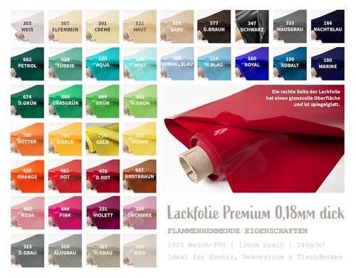 Lackfolie premium meterware - lackfolie,
