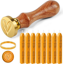 8 Stück Siegelwachs Gold
