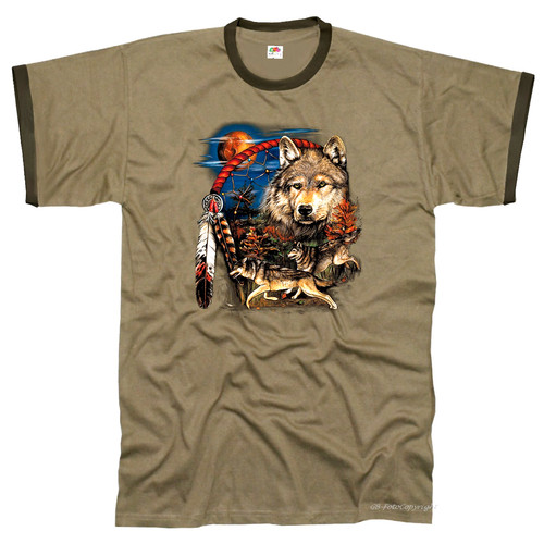 Wolf shirt dreamcatcher - t-shirt,