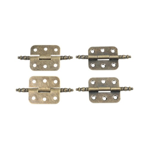 Antik bronze krone scharnier - krone,