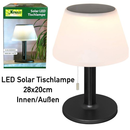 Led solar tischlampe 28x20cm - led,