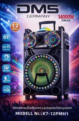 Dms 12pmh1 musikbox - dms, k7-12pmh1