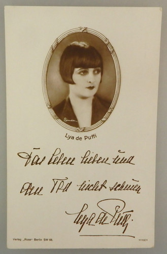 Autogramm ungarische stummfilm - autogramm,