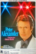 Peter Alexander Konzert Plakat