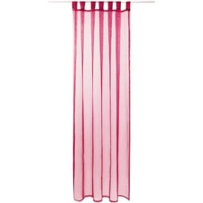 Gardine transparent mit