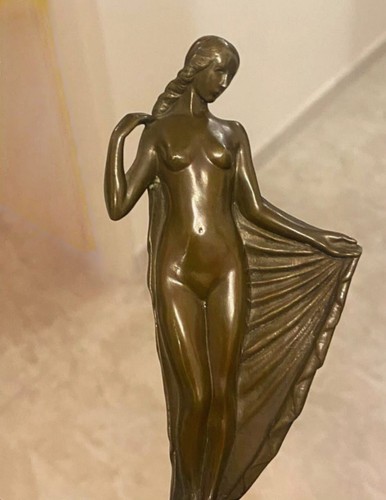 Art déco bronze skulptur akt - déco,