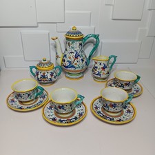 Deruta Italy Coffee Tea Set