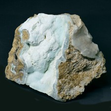 Hemimorphit Stufe weiß blau