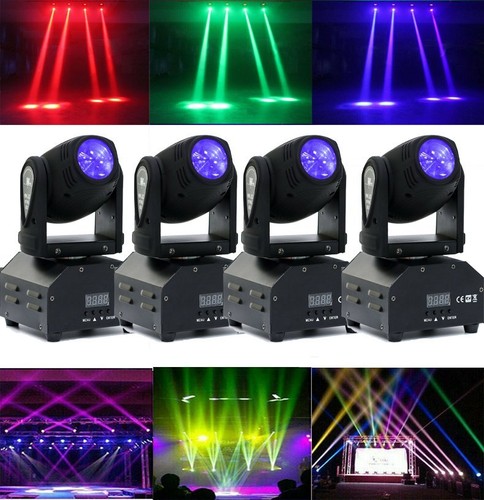 100w pinspot bühnenlicht - 4x,