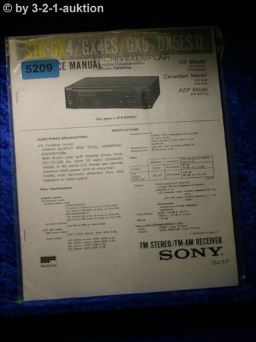 Sony service manual str - service, /gx4