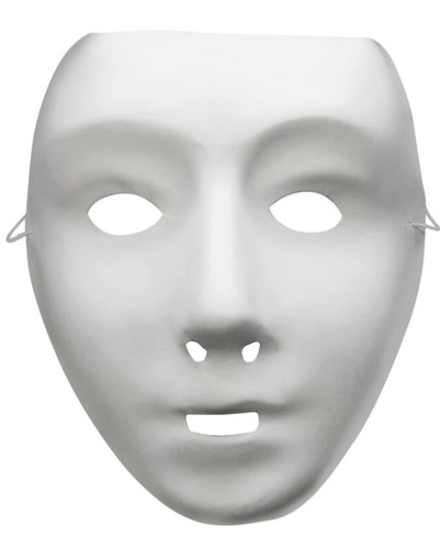 Weiße roboter maske diy - roboter,