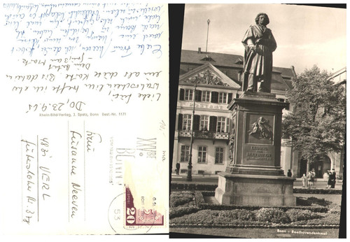 Beethovendenkmal bonn 1965 - beethovendenkmal,