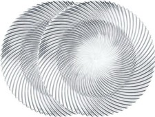 Nachtmann Dancing Stars Samba Platzteller Set, 4er Set, Kristallglas, Ø 32 cm