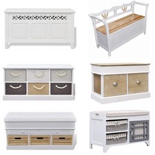 Sitzhocker Sitzbank Holztruhe