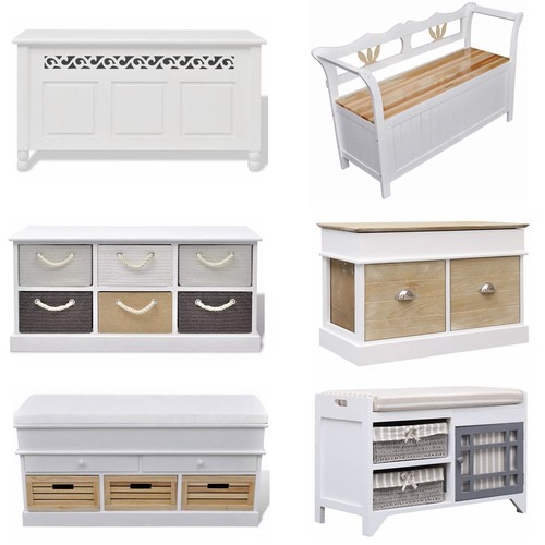 Sitzhocker sitzbank holztruhe - sitzhocker,