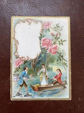 LIEBIG MENÜ Handelskarten 18. Jahrhundert Kostüme Blumen Periode Mode deutsch