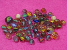 Konvolut Sammlung alte Glasmurmeln, Murmel, Marble Swirl, Lauscha